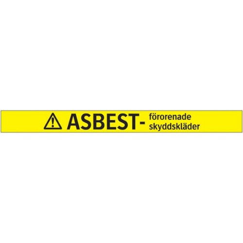 Varningstejp asbest