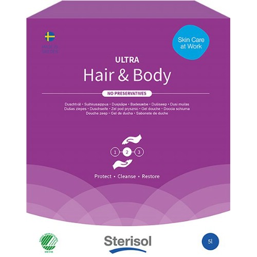 Duschtvål och schampo STERISOL Ultra Hair & Body